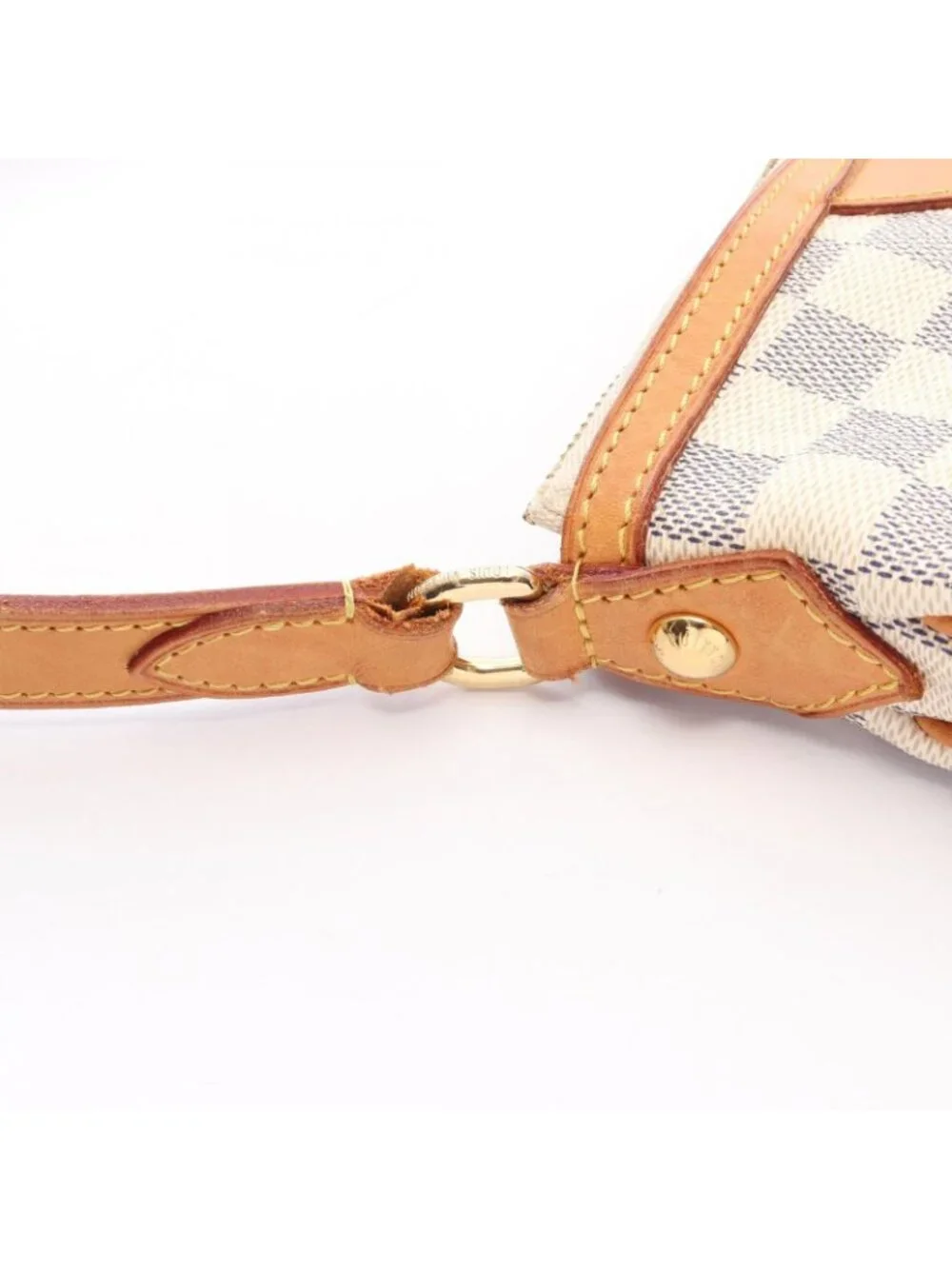 Louis Vuitton Shoulder Bag Syracuse MM Damier Azur Canvas Leather - Picture 11 of 15